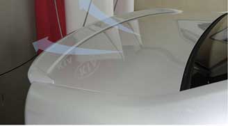 [ Forte sedan (Cerato 2009~13) auto parts ] Forte Rear Lip Spoiler Made in Korea